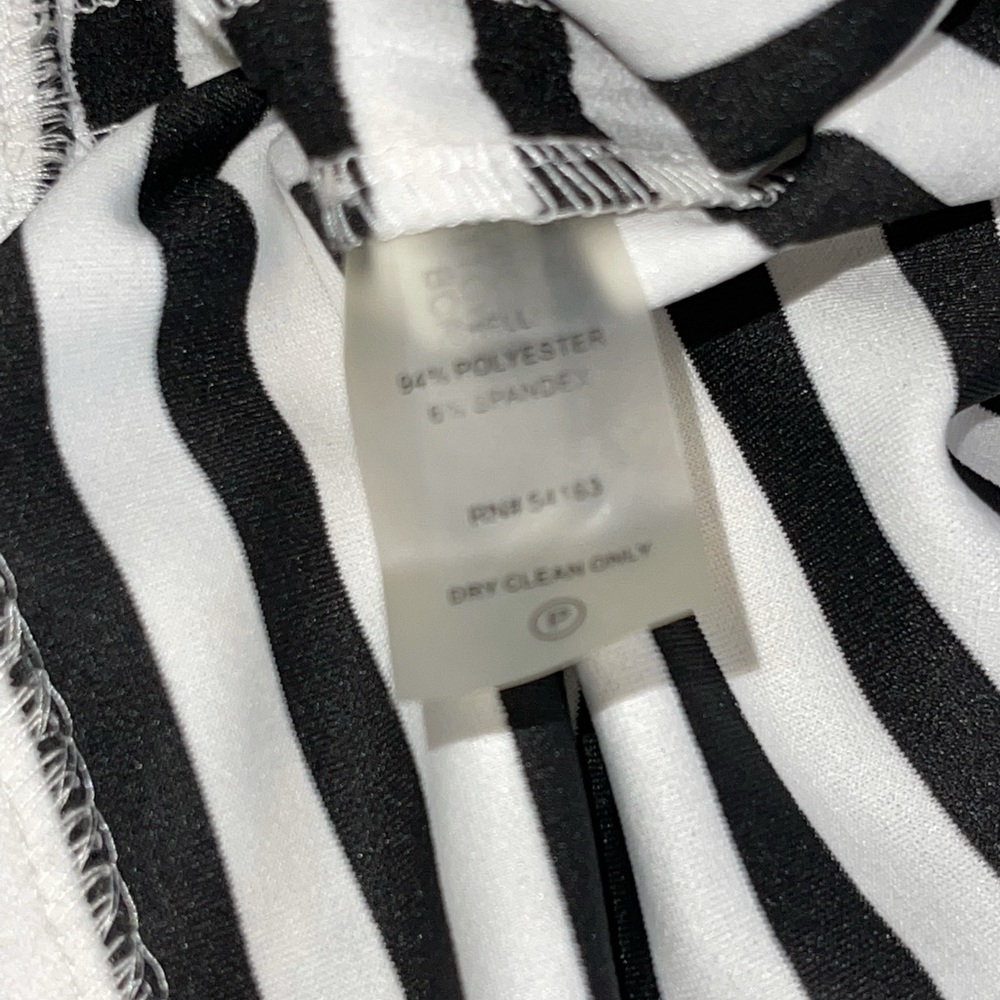 Calvin Klein Striped Cold-shoulder Sheath Dress - Picture 10 of 10
